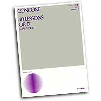 Giuseppe Concone : 40 Lessons, Op. 17 - Low Voice : Solo : Vocal Warm Up Exercises : 49016624