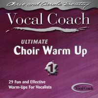 Chris and Carole Beatty : Ultimate Choir Warm Ups Vol 1 : 00  1 CD Vocal Warm Up Exercises :  : VCD 4200