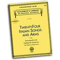 Various Composers : Twenty-Four Italian Songs and Arias - Medium High Voices : Solo : Songbook & CD :  : 073999815924 : 0793515130 : 50481592