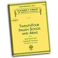 Various Composers : Twenty-Four Italian Songs and Arias - Medium Low Voices : Solo : Songbook & CD :  : 073999815931 : 0793515149 : 50481593