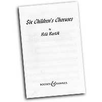 Bela Bartok : Six Songs for Children's Choruses : Treble : 01 Songbook : Bela Bartok : 073999371802 : 48002921