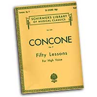 Giuseppe Concone : Fifty Lessons - High Voice : Vocal Warm Up Exercises :  : 073999594300 : 0793553563 : 50259430