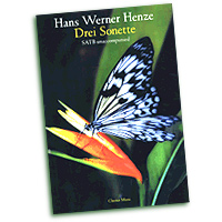 Hans Werner Henze : 3 Sonnets (Drei Sonette) : SATB : Songbook : Hans Werner Henze : 884088992132 : 14042567
