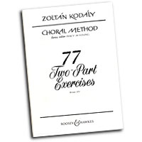 Zoltan Kodaly : 77 Two-Part Exercises : 2-Part : Vocal Warm Up Exercises : Zoltan Kodaly : 48009996